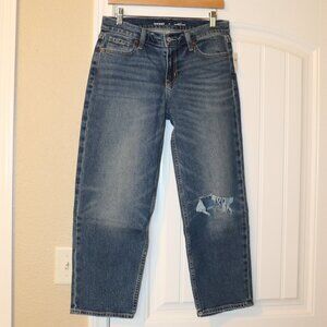 Old Navy Boyfriend Jeans - Sz 4 Petite Blue